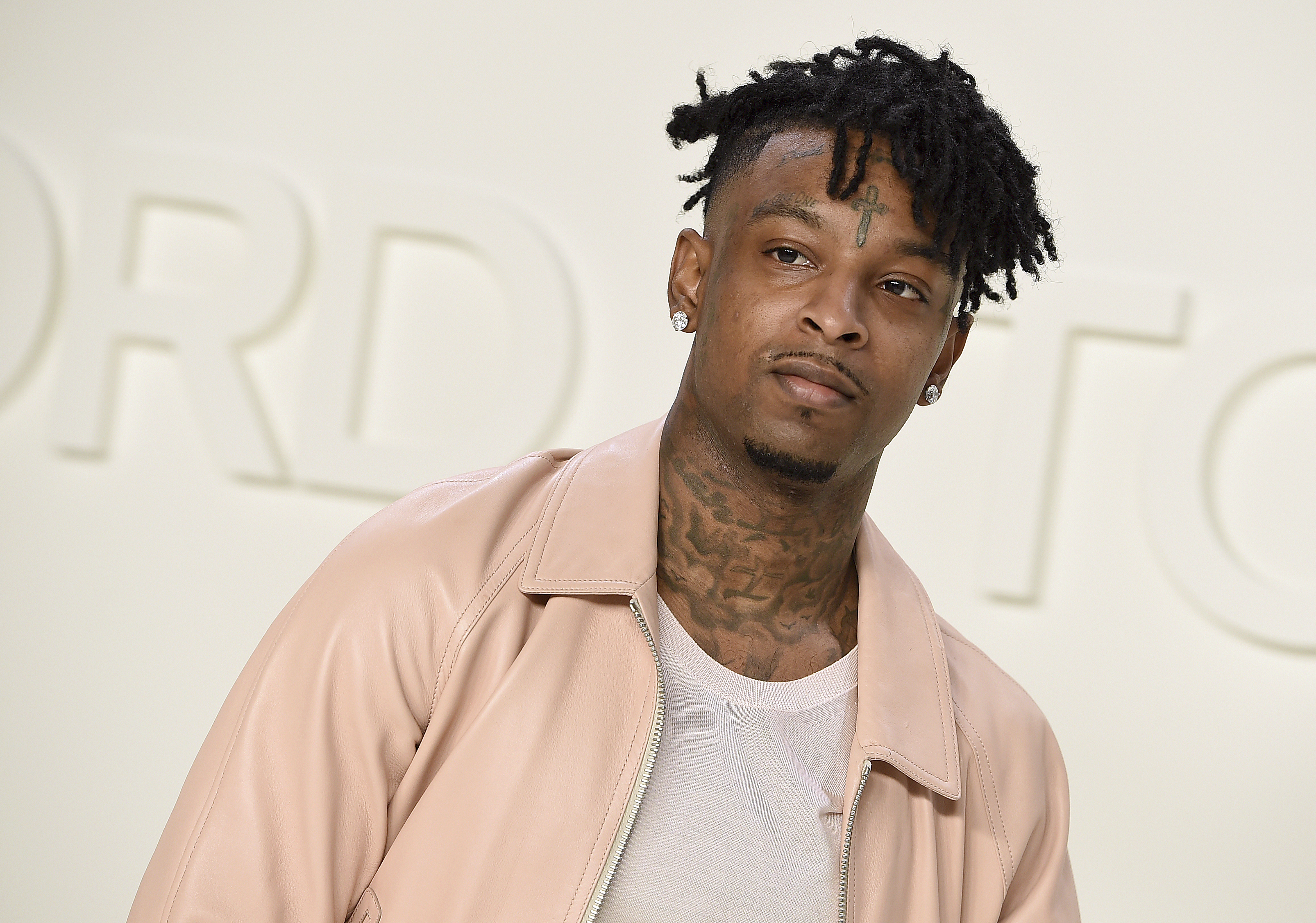 FILE - 21 Savage attends the Tom Ford show during NYFW Fall/Winter in Los Angeles, Feb. 7, 2020. (Photo by Jordan Strauss/Invision/AP, File)